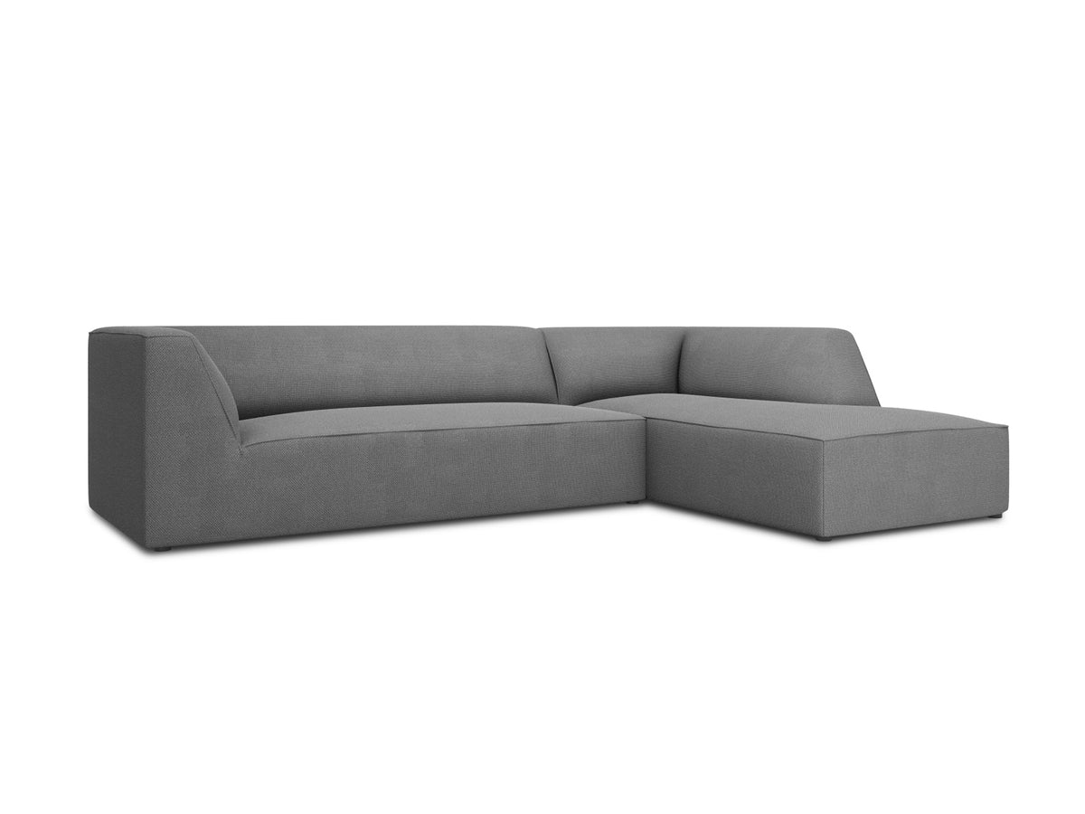 Ruby Modulares Ecksofa rechts 4 Sitzer in Grey-Ottawa präsentiert im Onlineshop von KAQTU Design AG. L-Sofa rechts ist von Micadoni
