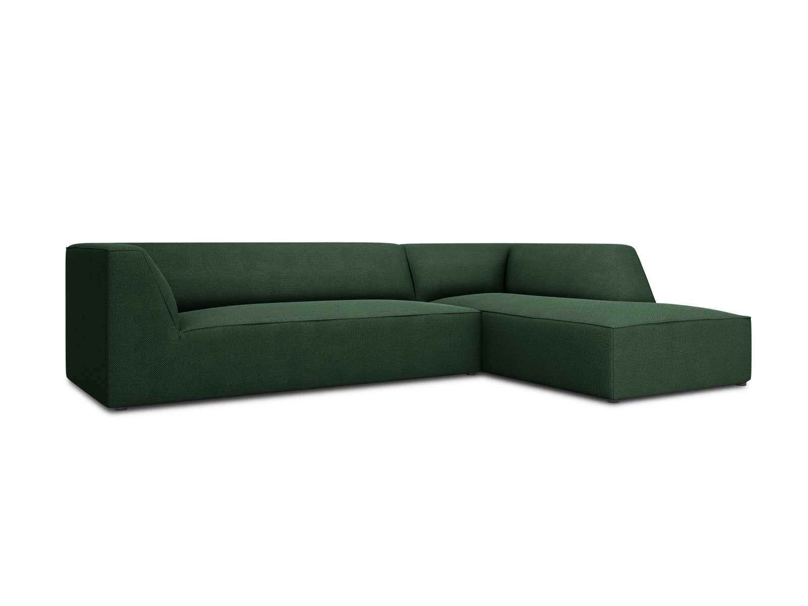 Modulares Ruby Ecksofa in trendigem Design, rechtsseitig, 4-Sitzer, perfekt für stilvolle Wohnzimmer und gemütliche Entspannung.