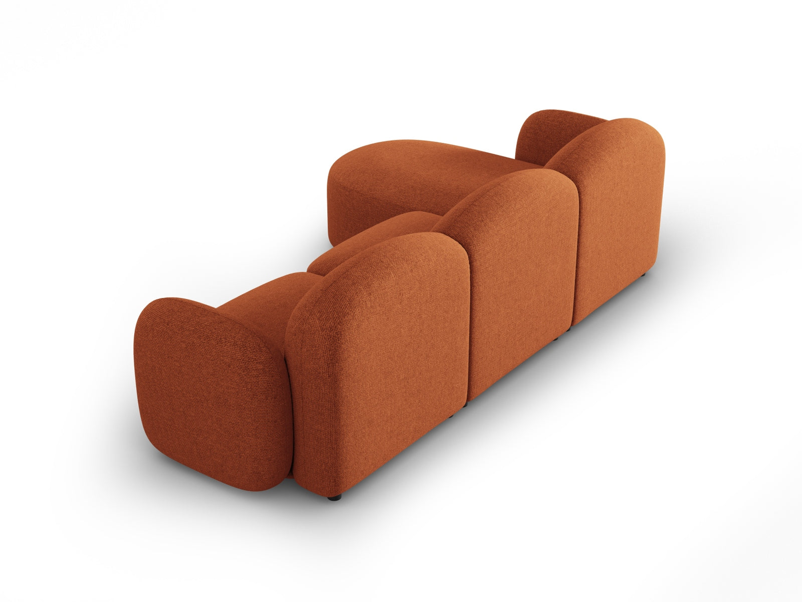 Entdecken Sie das stilvolle Blair Ecksofa rechts 4 Sitzer von Micadoni. Luxuriöser Velours, zeitgemässes Design und unvergleichlicher Komfort für Ihr Wohnzimmer.
