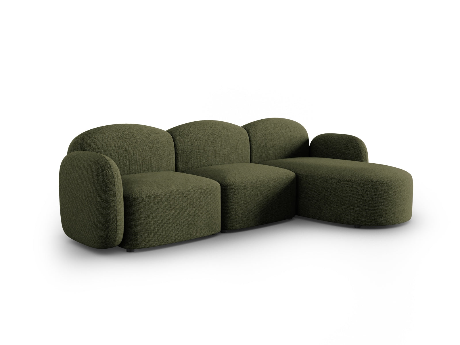 Entdecken Sie das stilvolle Blair Ecksofa rechts 4 Sitzer von Micadoni. Luxuriöser Velours, zeitgemässes Design und unvergleichlicher Komfort für Ihr Wohnzimmer.