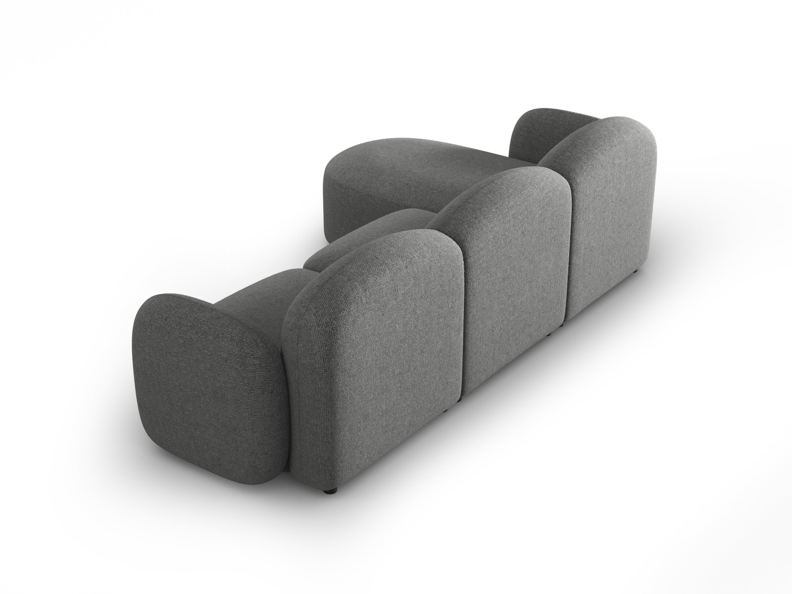 Entdecken Sie das stilvolle Blair Ecksofa rechts 4 Sitzer von Micadoni. Luxuriöser Velours, zeitgemässes Design und unvergleichlicher Komfort für Ihr Wohnzimmer.