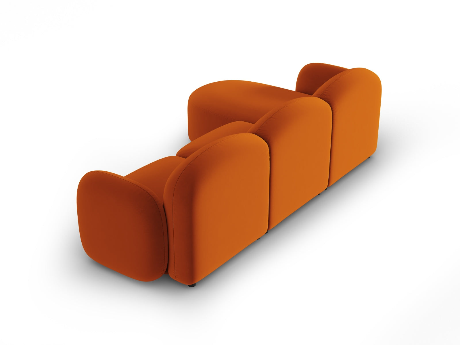 Entdecken Sie das elegante Blair Velour Ecksofa rechts von Micadoni – ein luxuriöses 4-Sitzer Sofa, das höchsten Komfort und stilvolles Design vereint.