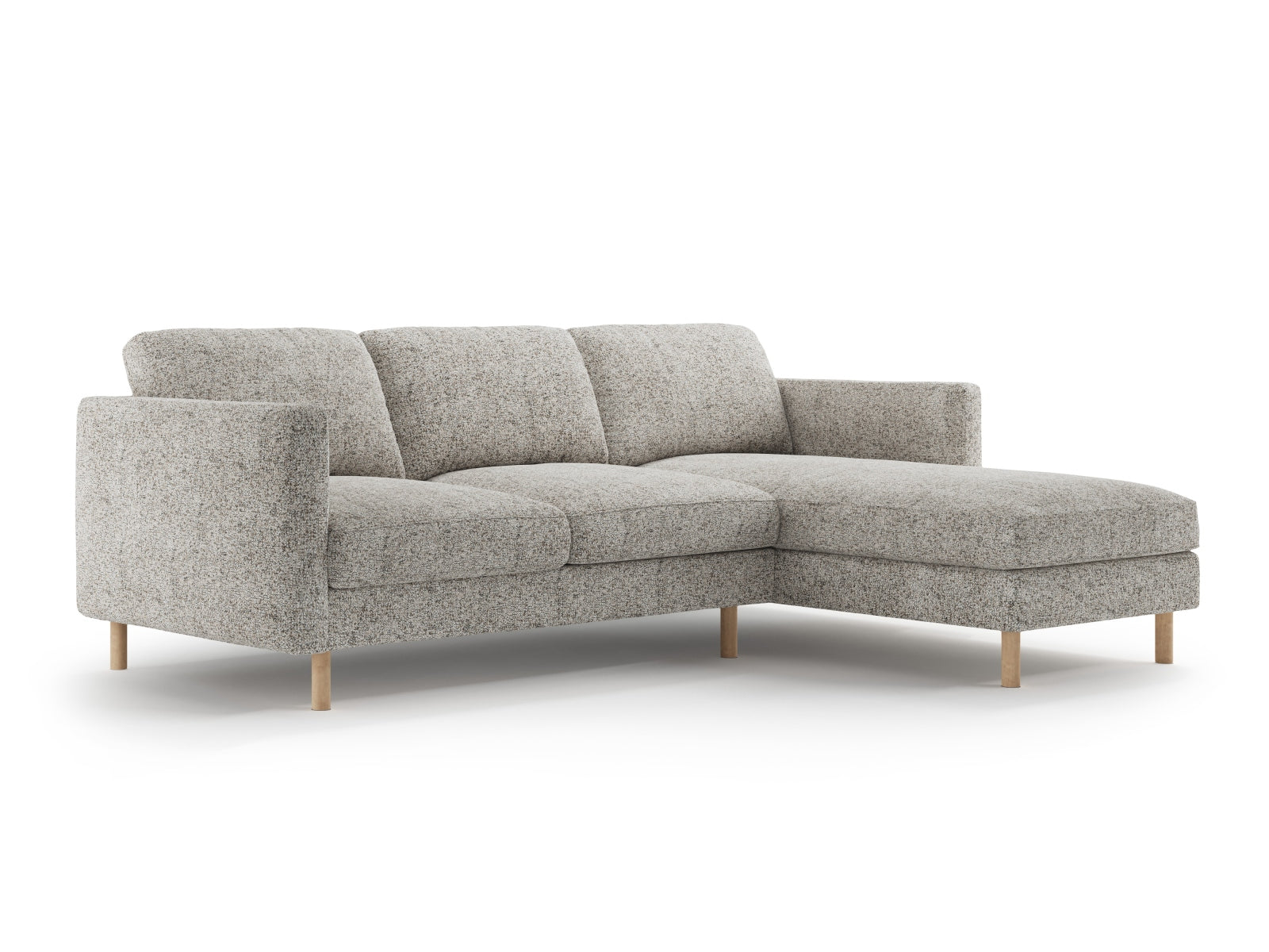 Erleben Sie das Eden Ecksofa rechts von Micadoni: Stilvolles Velours, modernes Design und optimaler Komfort für Ihr Zuhause.