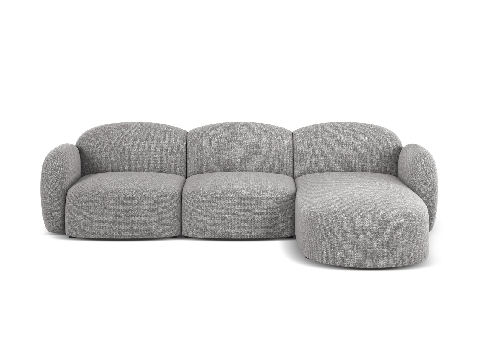 4-Sitzer Ecksofa rechts Blair in Light Grey-Eden präsentiert im Onlineshop von KAQTU Design AG. Ecksofa rechts ist von Micadoni