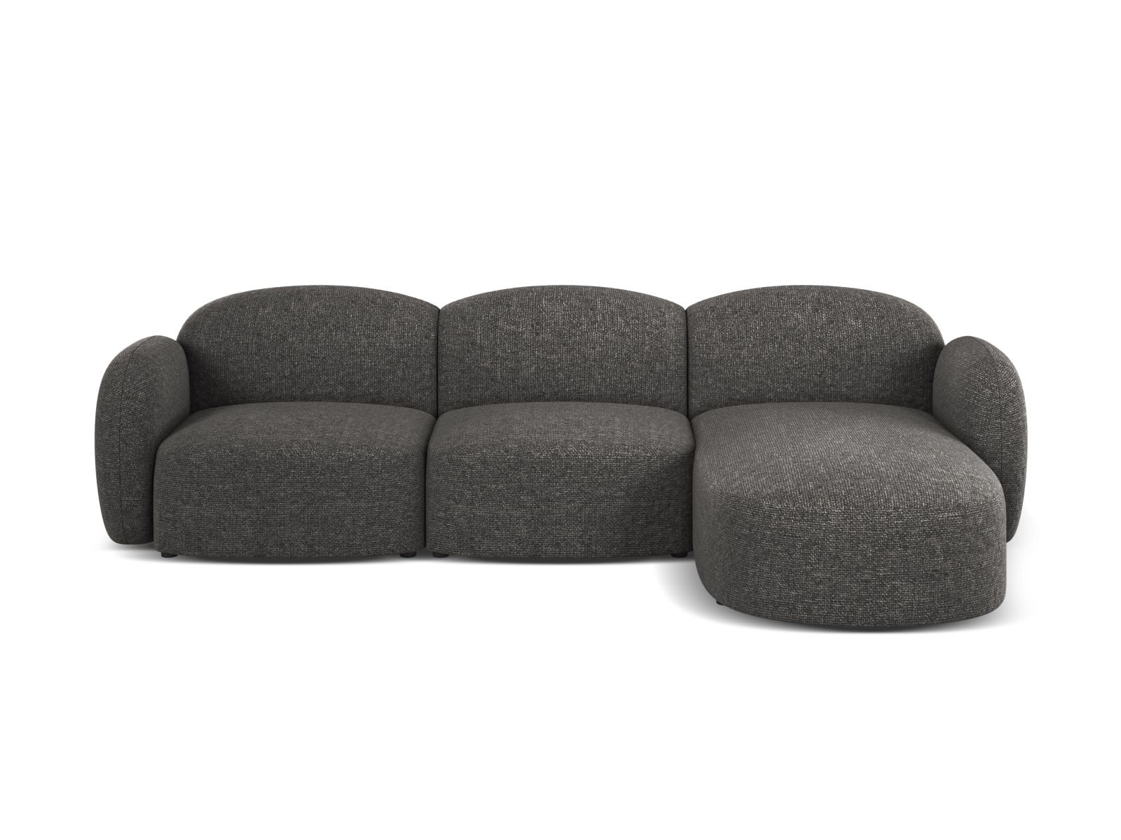 4-Sitzer Ecksofa rechts Blair in Dark Grey-Eden präsentiert im Onlineshop von KAQTU Design AG. Ecksofa rechts ist von Micadoni