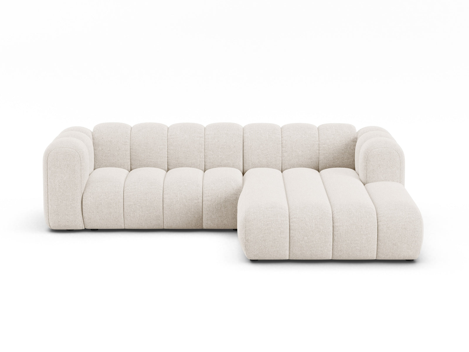 Lupine Modular Ecksofa rechts 4 Sitzer in Light Beige präsentiert im Onlineshop von KAQTU Design AG. Ecksofa rechts ist von Micadoni
