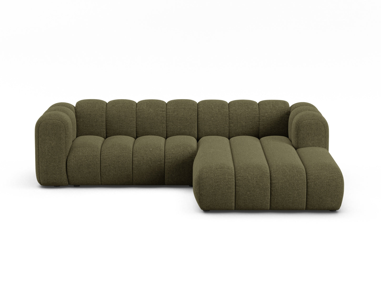 Lupine Modular Ecksofa rechts 4 Sitzer in Green-Eden präsentiert im Onlineshop von KAQTU Design AG. Ecksofa rechts ist von Micadoni