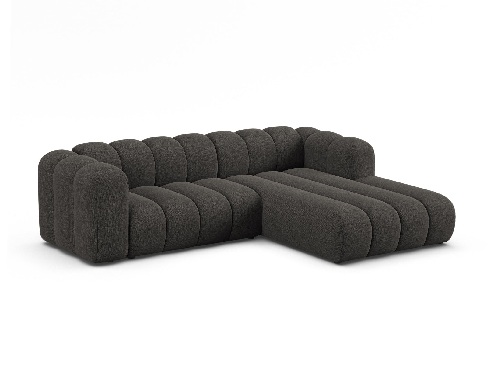 Lupine Modular Ecksofa rechts 4 Sitzer in Dark Grey präsentiert im Onlineshop von KAQTU Design AG. Ecksofa rechts ist von Micadoni