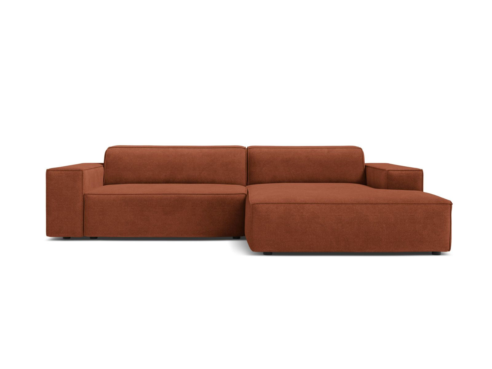 3-Sitzer Ecksofa rechts Jodie in Brick-Liberty präsentiert im Onlineshop von KAQTU Design AG. Ecksofa rechts ist von Micadoni