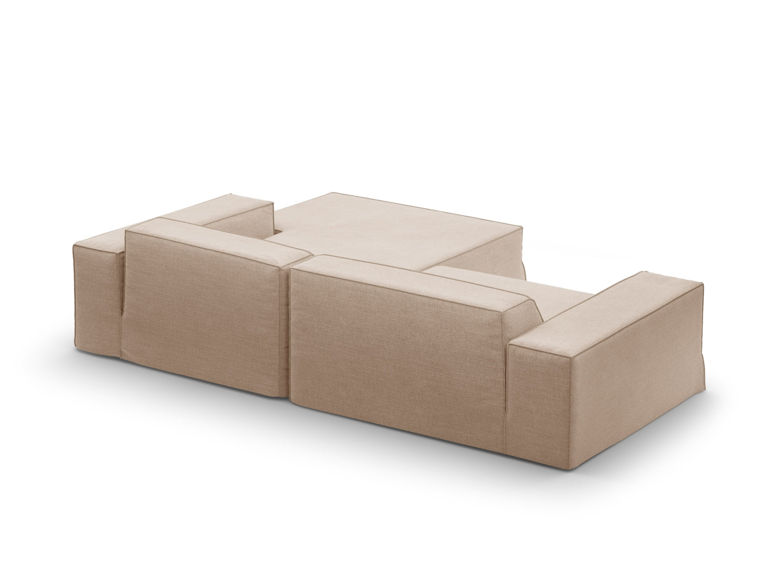 Jodie Modular Ecksofa rechts 3 Sitzer in Sand präsentiert im Onlineshop von KAQTU Design AG. Ecksofa rechts ist von Micadoni