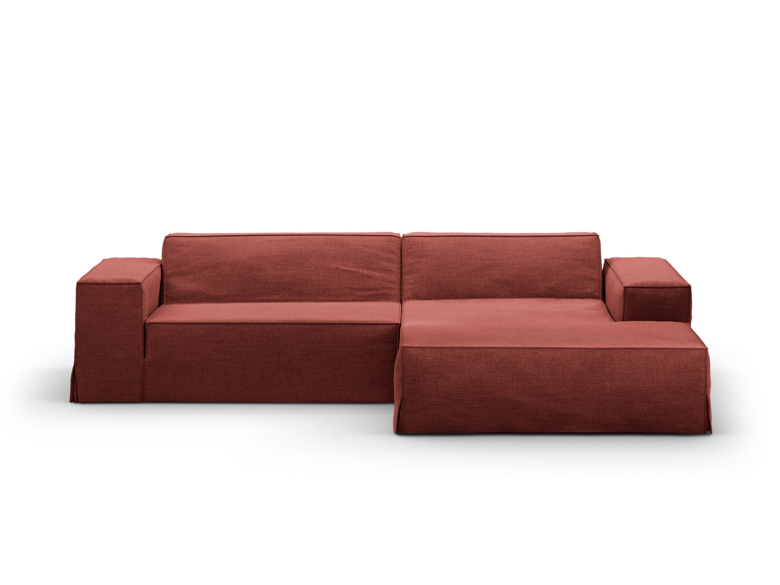 Jodie Modular Ecksofa rechts 3 Sitzer in Cherrywood präsentiert im Onlineshop von KAQTU Design AG. Ecksofa rechts ist von Micadoni
