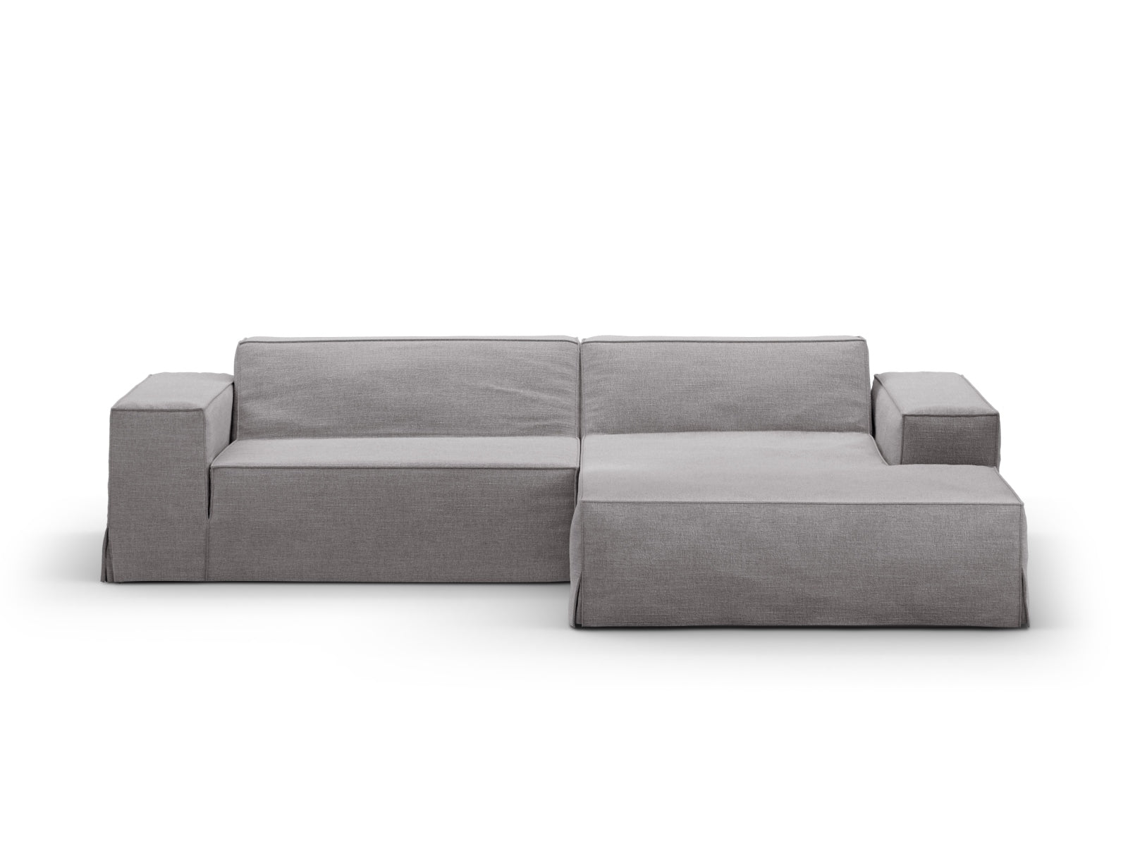 Jodie Modular Ecksofa rechts 3 Sitzer in Warm grey präsentiert im Onlineshop von KAQTU Design AG. Ecksofa rechts ist von Micadoni