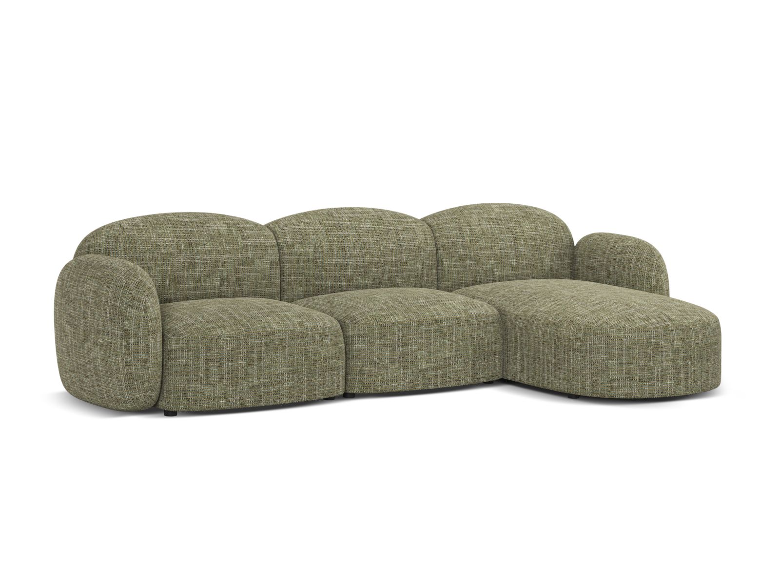 Elegantes 4-Sitzer Ecksofa rechts Blair in stilvollem Design, ideal für moderne Wohnräume, erhältlich bei KAQTU Design AG.