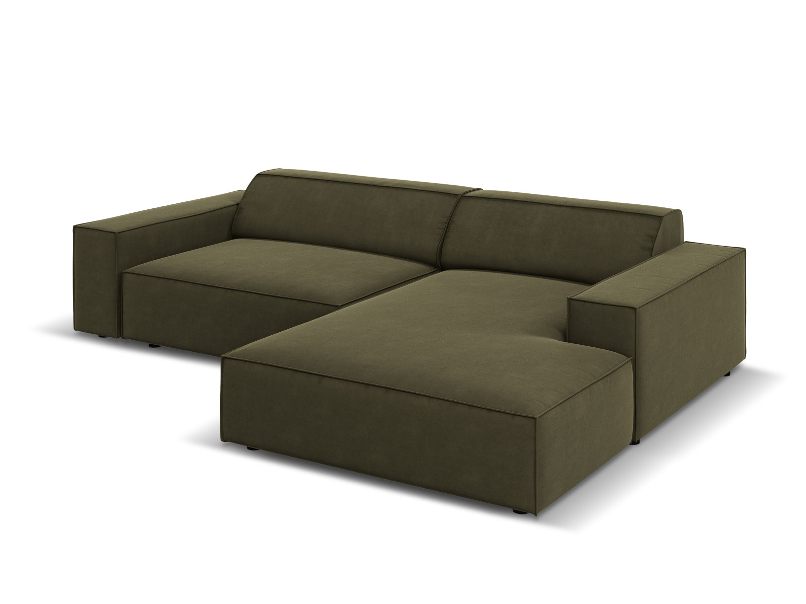 Erleben Sie das Jodie Velour Ecksofa von Micadoni – ein elegantes, modulares 3-Sitzer Sofa, das Komfort und Stil in Ihr Zuhause bringt!