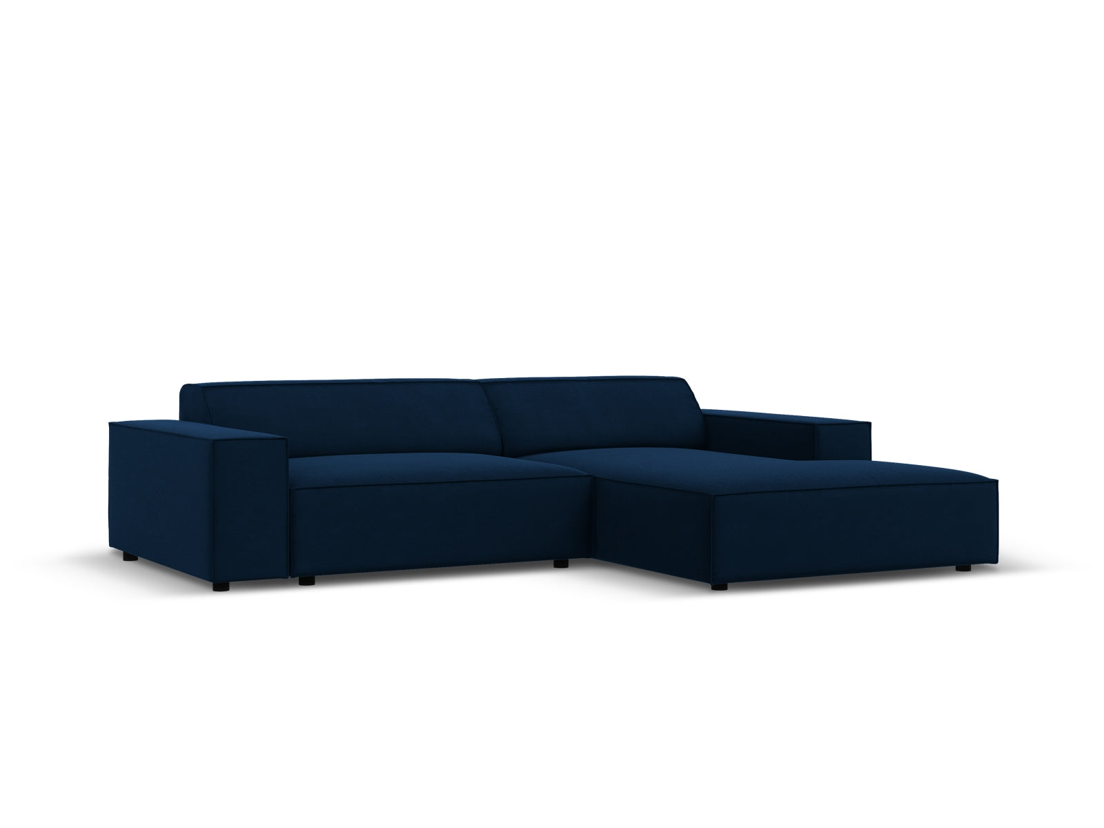 Entdecken Sie das Jodie Velour Ecksofa rechts 3 Sitzer von Micadoni – stilvoll, modular und komfortabel für Ihr modernes Zuhause.