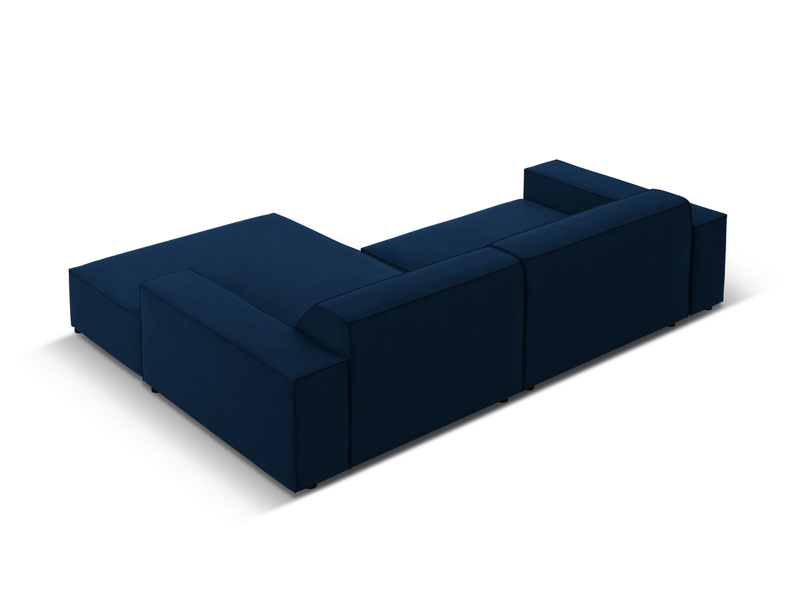 Entdecken Sie das Jodie Velour Ecksofa rechts 3 Sitzer von Micadoni – ein stilvolles, modulares Sofa, das höchsten Komfort und Flexibilität für Ihr Zuhause bietet.