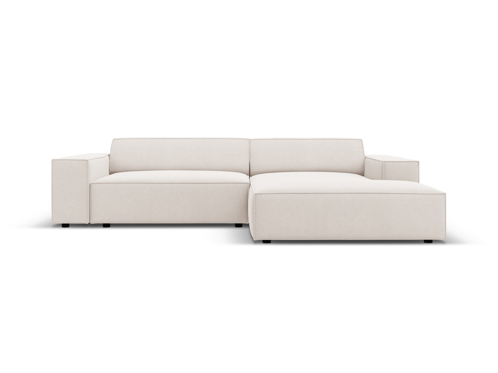 Jodie Modulares Ecksofa rechts 3 Sitzer in Light Beige präsentiert im Onlineshop von KAQTU Design AG. Ecksofa rechts ist von Micadoni