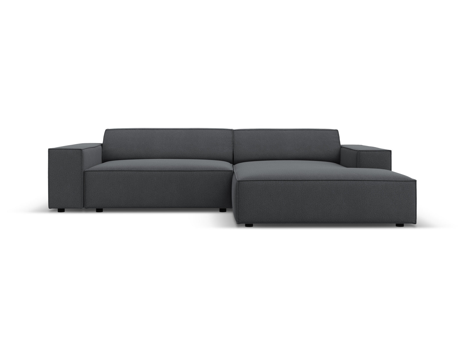 Jodie Modulares Ecksofa rechts 3 Sitzer in Dark Grey präsentiert im Onlineshop von KAQTU Design AG. Ecksofa rechts ist von Micadoni