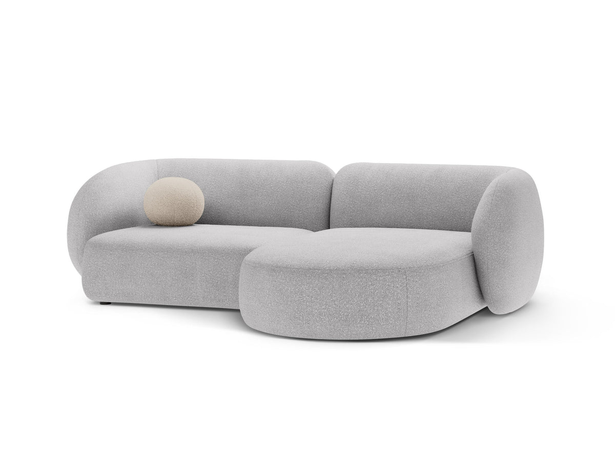 2-Sitzer Modular Rechter Ecksofa Kate in Light Grey-Baloo präsentiert im Onlineshop von KAQTU Design AG. Ecksofa rechts ist von Micadoni