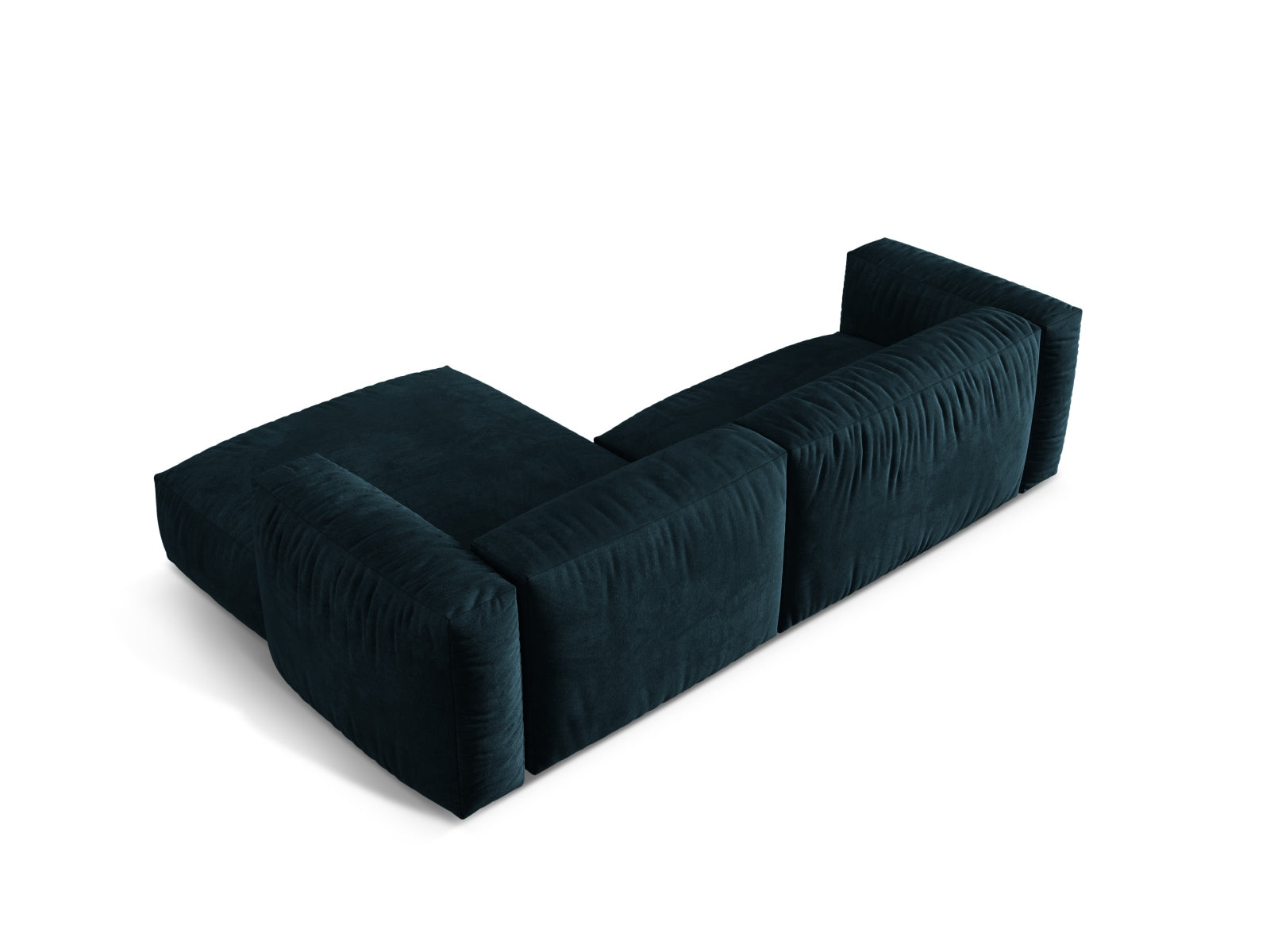 Elegantes Martina 2-Sitzer Ecksofa in trendigem Petrol, ideal für stilvolle Wohnräume und entspannte Stunden, erhältlich bei Micadoni.