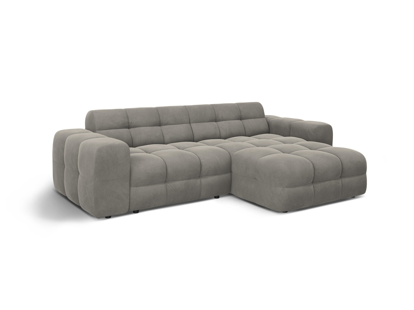 Entdecken Sie das Kendal Velour Ecksofa rechts 4 Sitzer von Micadoni – stilvolles Design, hochwertiger Velourstoff und maximaler Sitzkomfort für Ihr Zuhause.