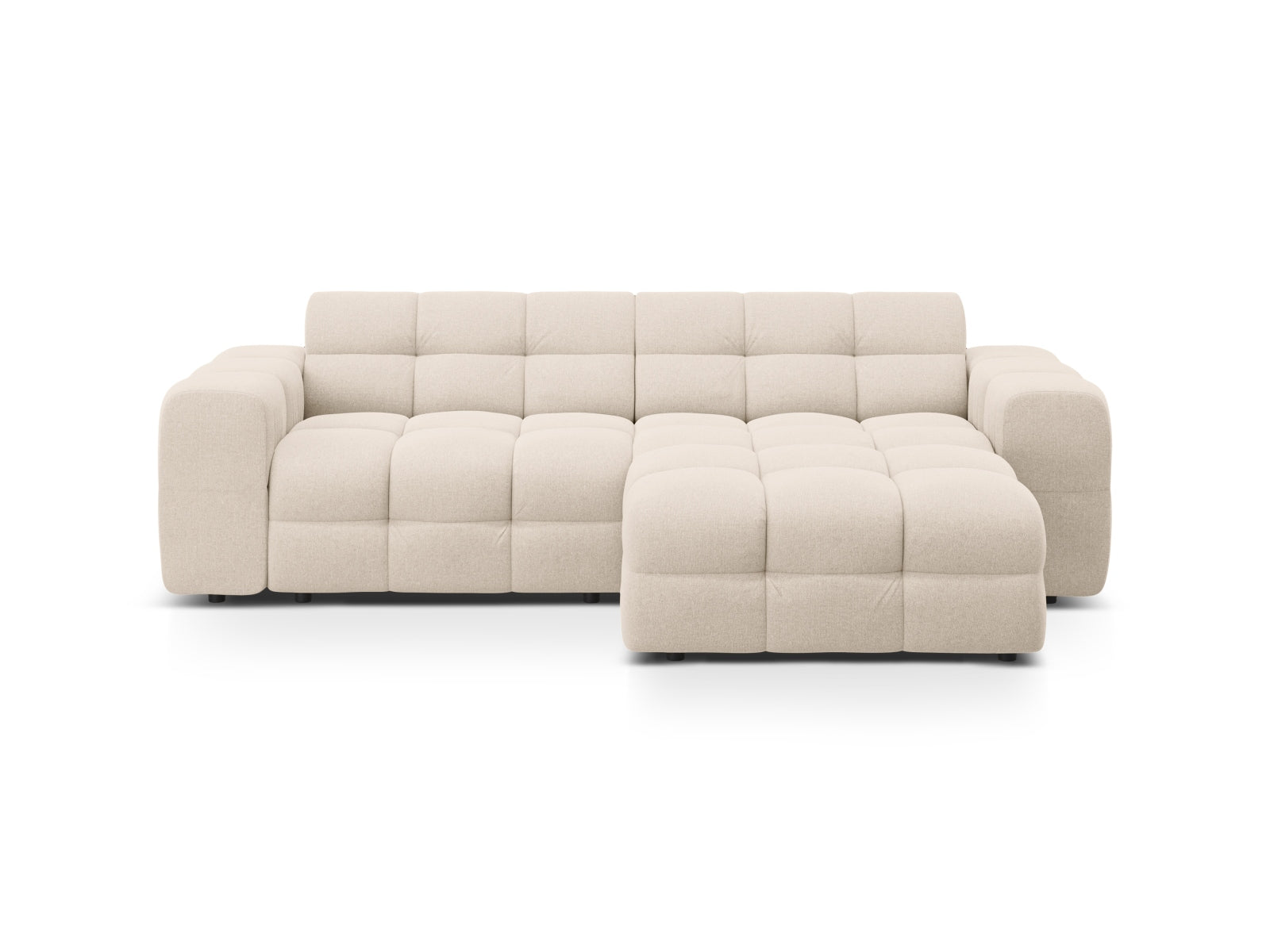 Kendal Ecksofa rechts 4 Sitzer in Beige-Ottawa präsentiert im Onlineshop von KAQTU Design AG. L-Sofa rechts ist von Micadoni