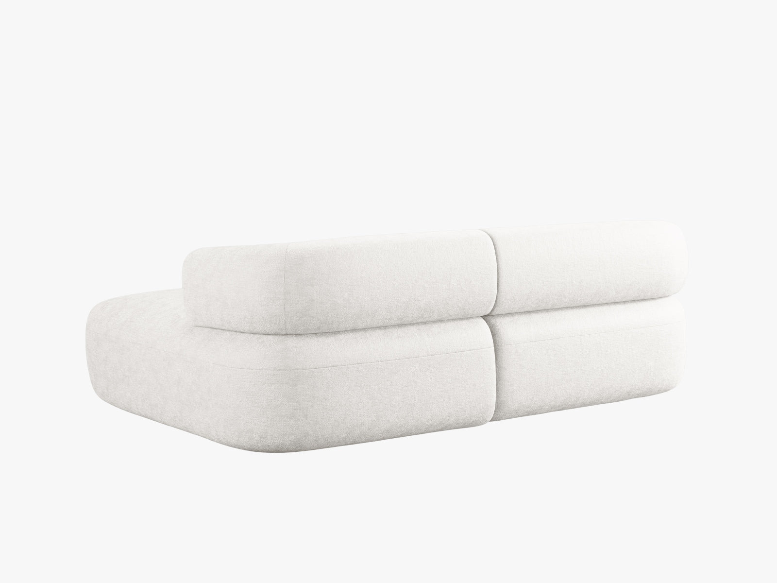 Elegantes 5-Sitzer Ecksofa Jenny in hellem Beige, perfekt für entspannte Abende. Bietet hohen Komfort und fügt sich harmonisch in jedes Wohnambiente ein.