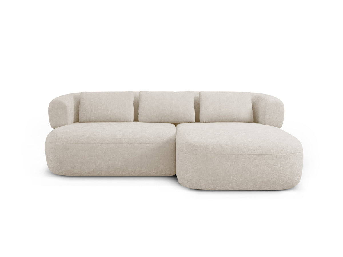 Jenny Ecksofa rechts 5 Sitzer in Light Beige-Perfect Harmony präsentiert im Onlineshop von KAQTU Design AG. L-Sofa rechts ist von Micadoni