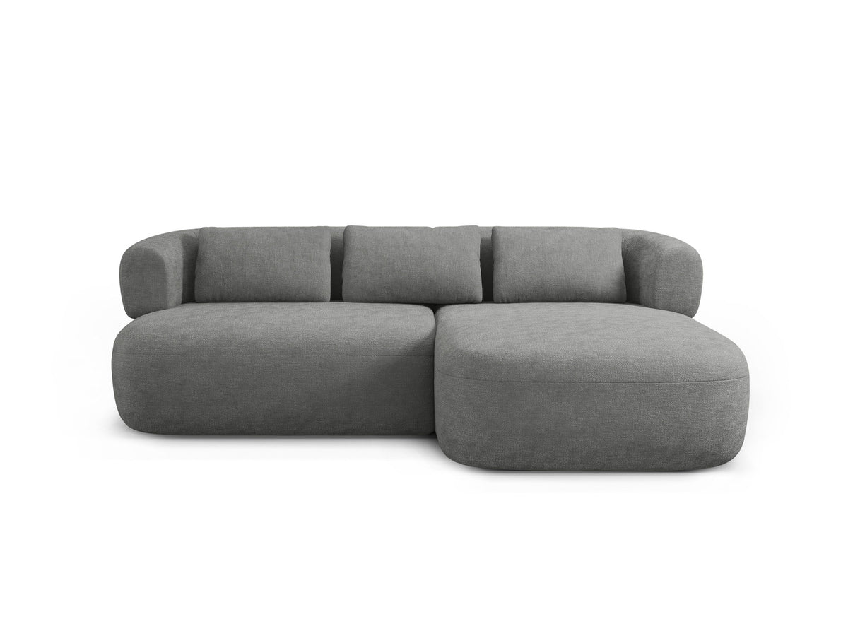 Jenny Ecksofa rechts 5 Sitzer in Silver-Perfect Harmony präsentiert im Onlineshop von KAQTU Design AG. L-Sofa rechts ist von Micadoni