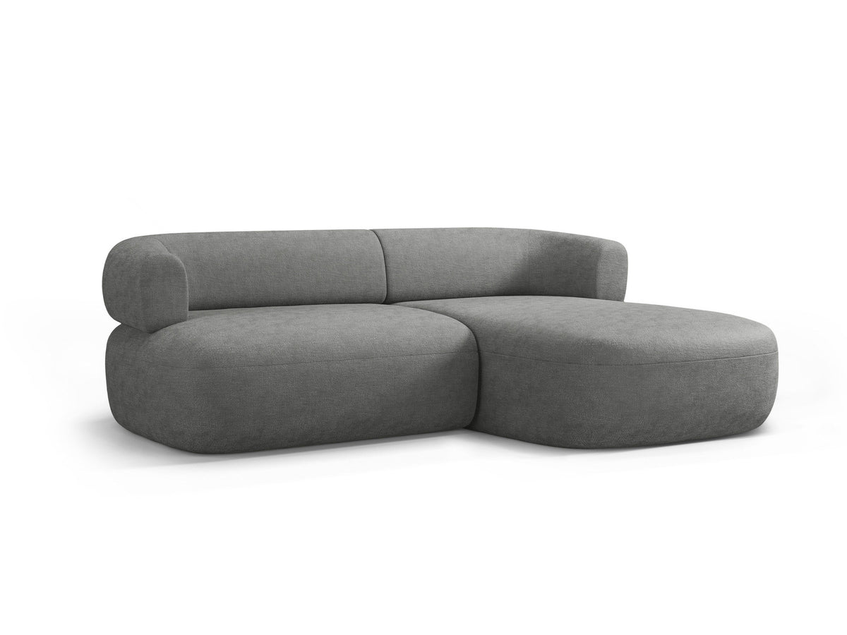 Jenny Ecksofa rechts 5 Sitzer in Silver-Perfect Harmony präsentiert im Onlineshop von KAQTU Design AG. L-Sofa rechts ist von Micadoni