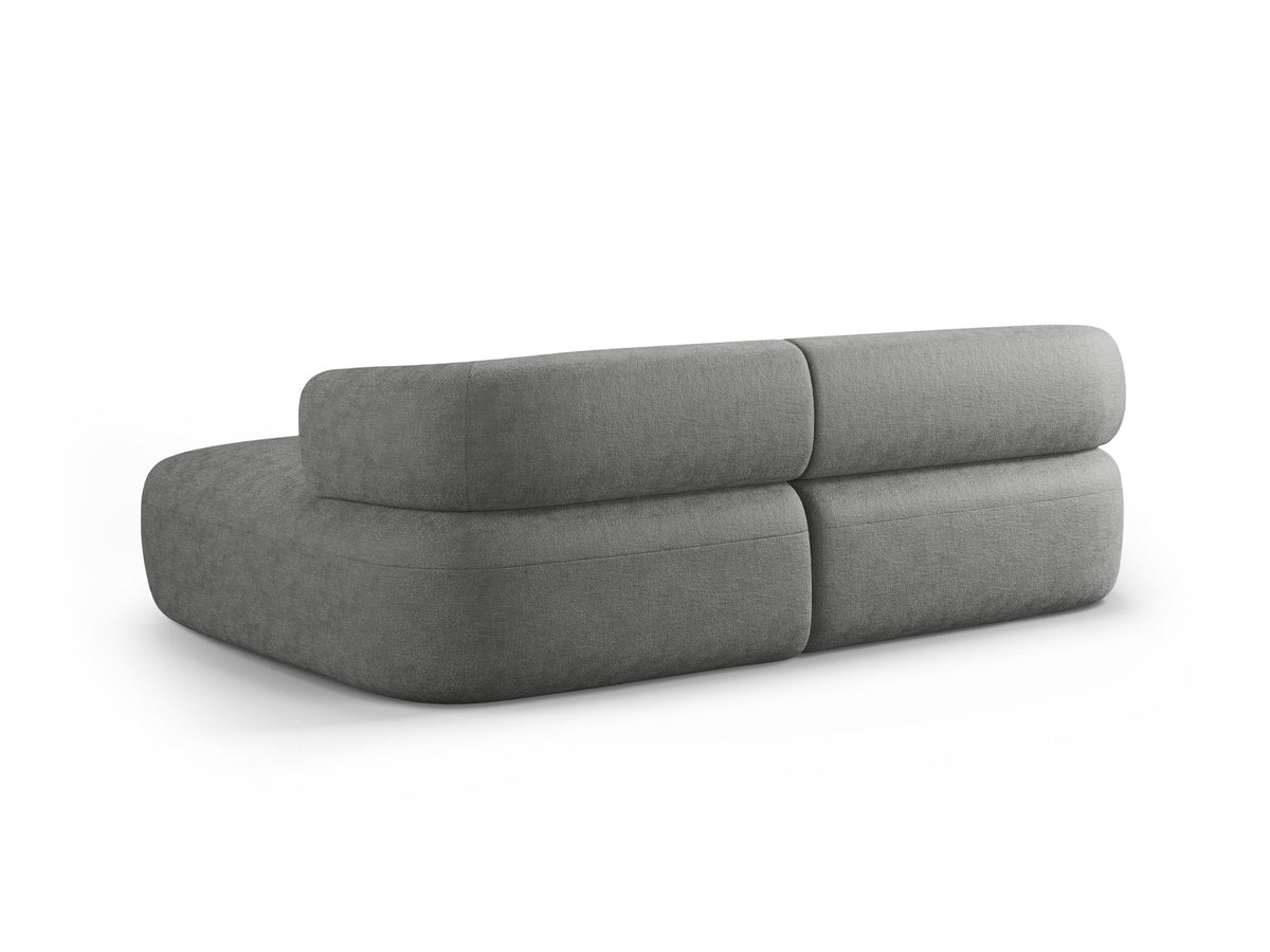 Jenny Ecksofa rechts 5 Sitzer in Silver-Perfect Harmony präsentiert im Onlineshop von KAQTU Design AG. L-Sofa rechts ist von Micadoni