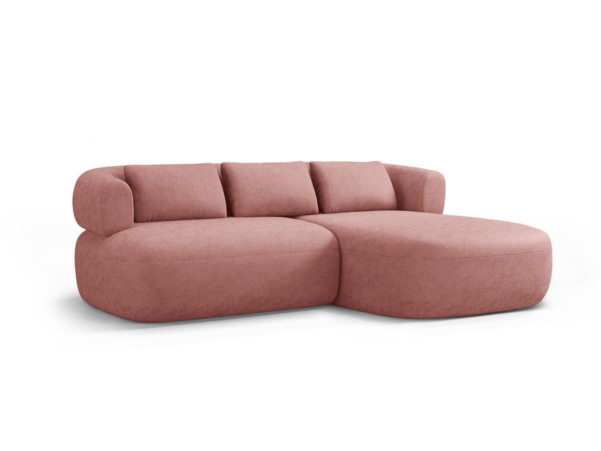 Jenny Ecksofa rechts 5 Sitzer in Pink-Perfect Harmony präsentiert im Onlineshop von KAQTU Design AG. L-Sofa rechts ist von Micadoni