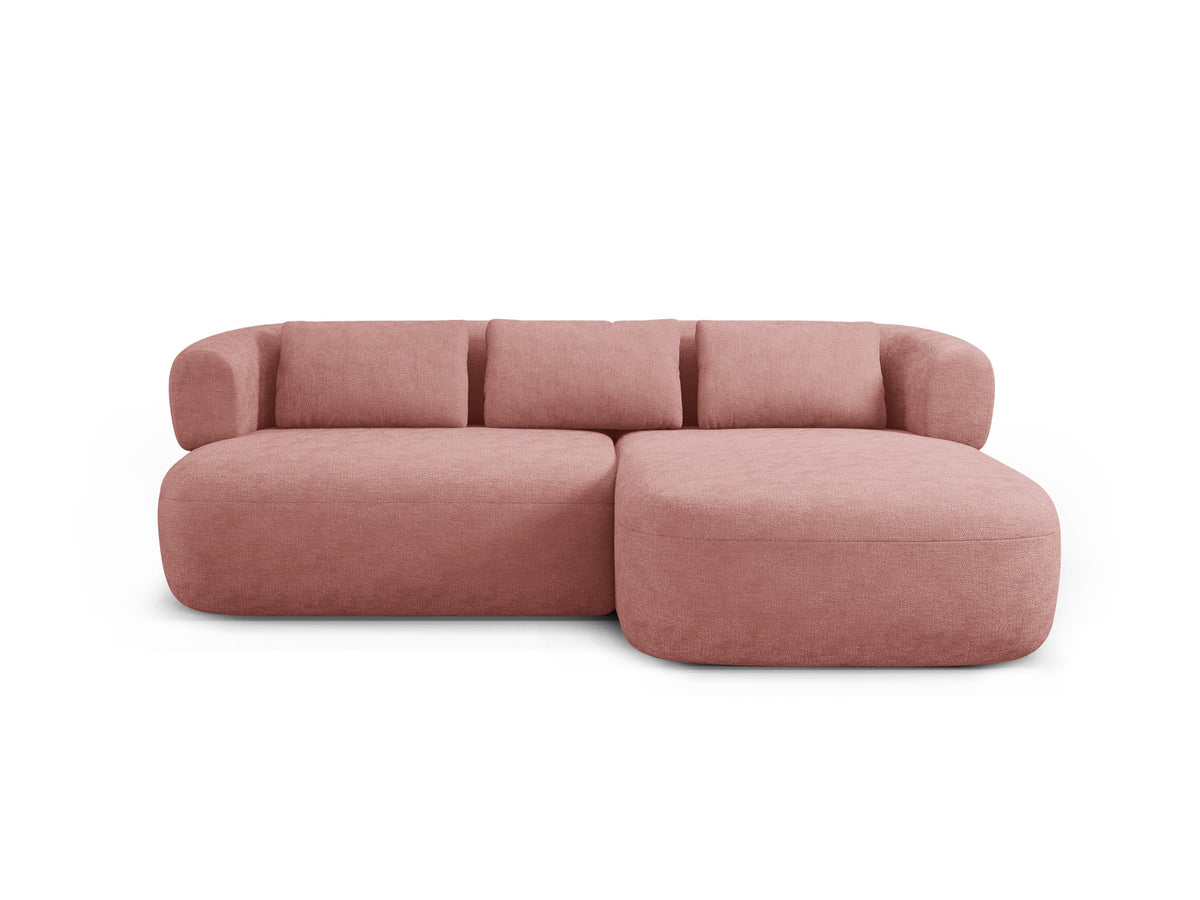 Jenny Ecksofa rechts 5 Sitzer in Pink-Perfect Harmony präsentiert im Onlineshop von KAQTU Design AG. L-Sofa rechts ist von Micadoni
