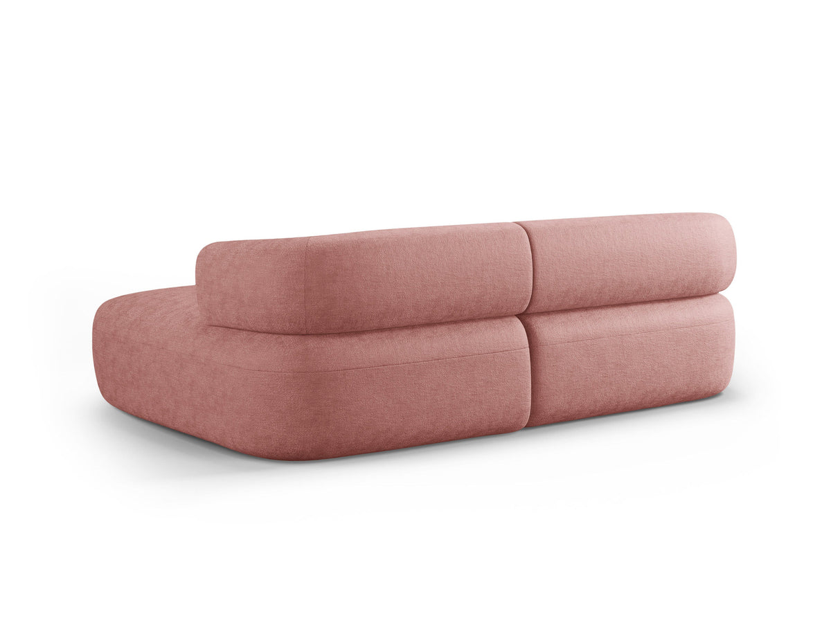 Jenny Ecksofa rechts 5 Sitzer in Pink-Perfect Harmony präsentiert im Onlineshop von KAQTU Design AG. L-Sofa rechts ist von Micadoni