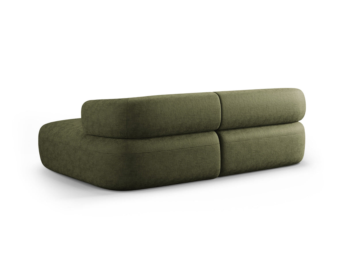 Jenny Ecksofa rechts 5 Sitzer in Green-Perfect Harmony präsentiert im Onlineshop von KAQTU Design AG. L-Sofa rechts ist von Micadoni