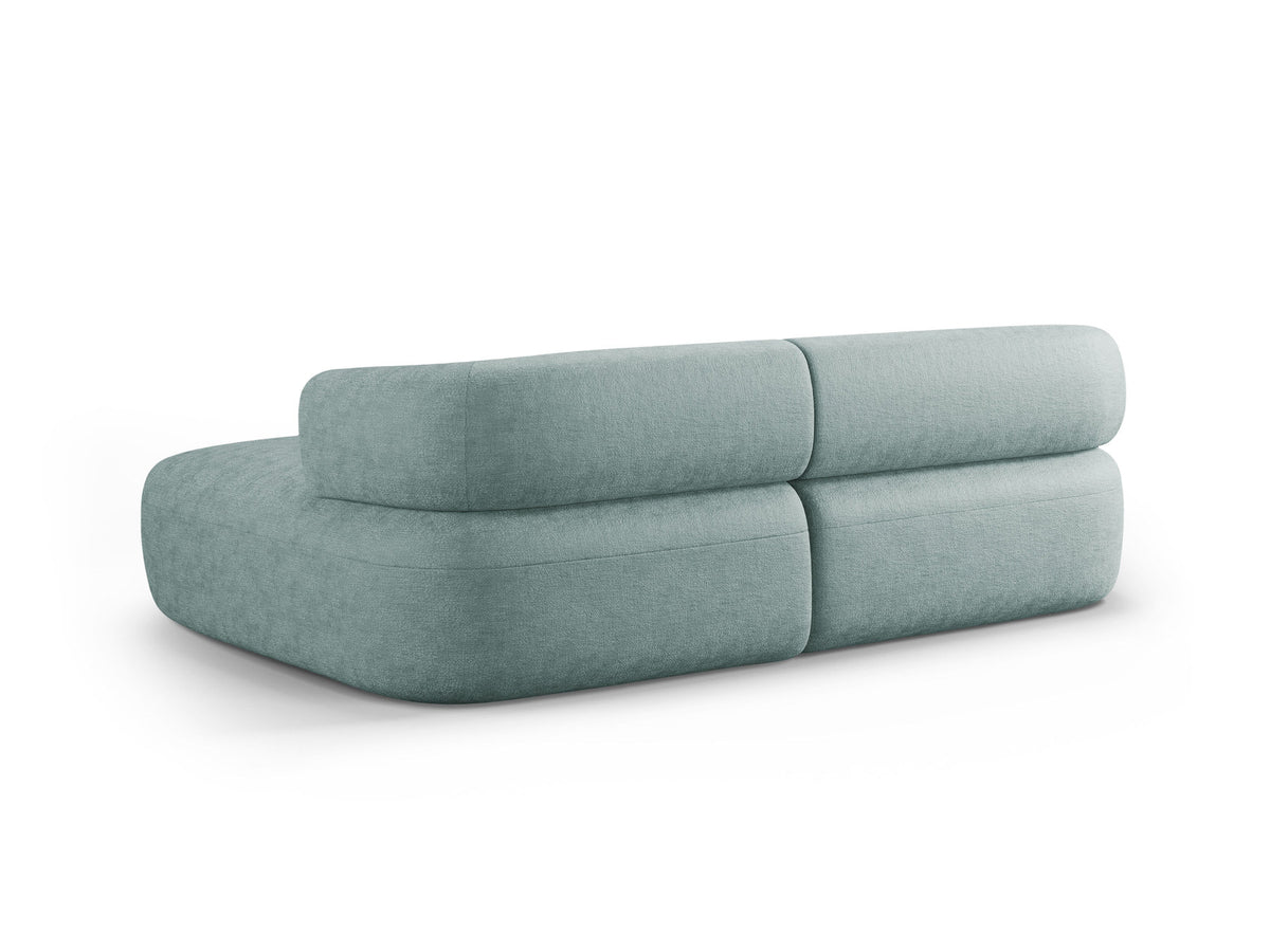 Jenny Ecksofa rechts 5 Sitzer in Light Blue-Perfect Harmony präsentiert im Onlineshop von KAQTU Design AG. L-Sofa rechts ist von Micadoni