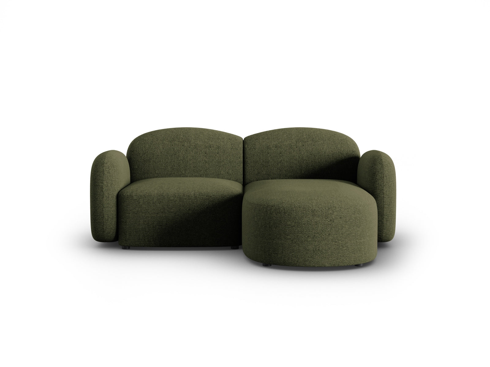 Blair Ecksofa rechts 3 Sitzer in Green Melange präsentiert im Onlineshop von KAQTU Design AG. Ecksofa rechts ist von Micadoni