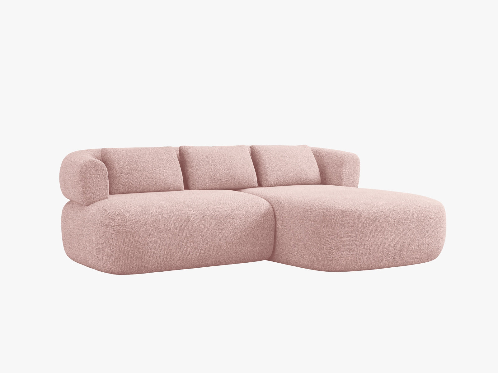 Entspannen Sie stilvoll auf dem Jenny Ecksofa rechts 5 Sitzer von Micadoni – modern, bequem und perfekt für jedes Wohnzimmer!