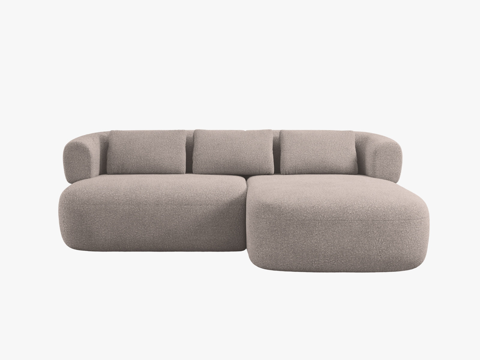 Das Jenny Ecksofa rechts 5 Sitzer von Micadoni bietet stilvollen Komfort und Platz für die ganze Familie – ideal für entspannte Abende und gesellige Treffen!