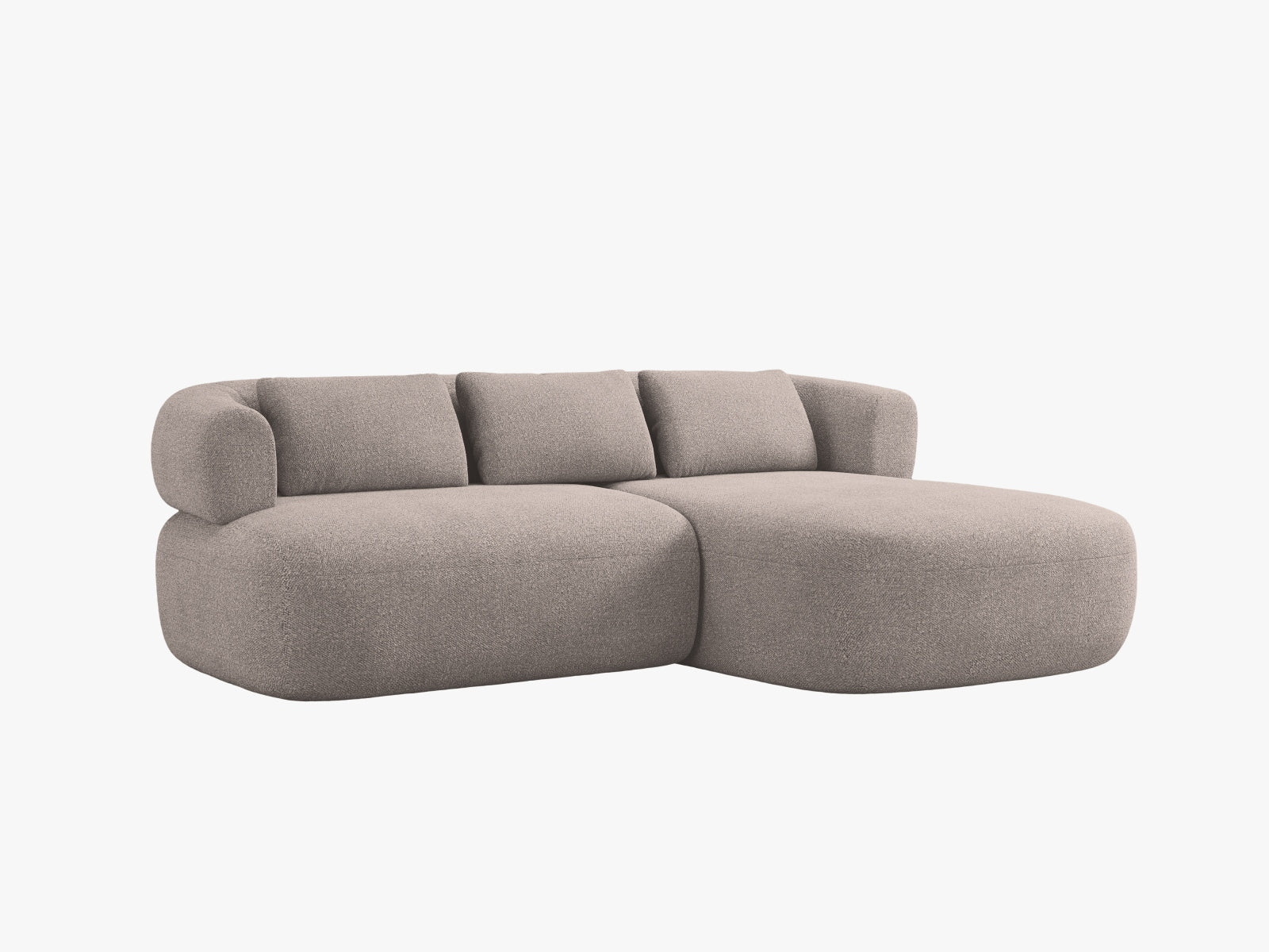 Entdecken Sie das Jenny Ecksofa rechts 5 Sitzer von Micadoni – ein elegantes Möbelstück, das Komfort und Funktionalität vereint und Ihr Wohnzimmer aufwertet!