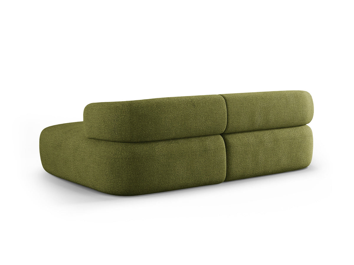 Jenny Ecksofa rechts 5 Sitzer in Green-Now or Never präsentiert im Onlineshop von KAQTU Design AG. L-Sofa rechts ist von Micadoni