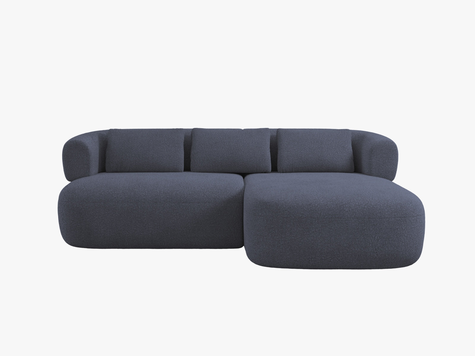 Das Jenny Ecksofa rechts 5 Sitzer von Micadoni bietet stilvollen Komfort und Platz für die ganze Familie – ideal für entspannte Abende und gesellige Treffen!