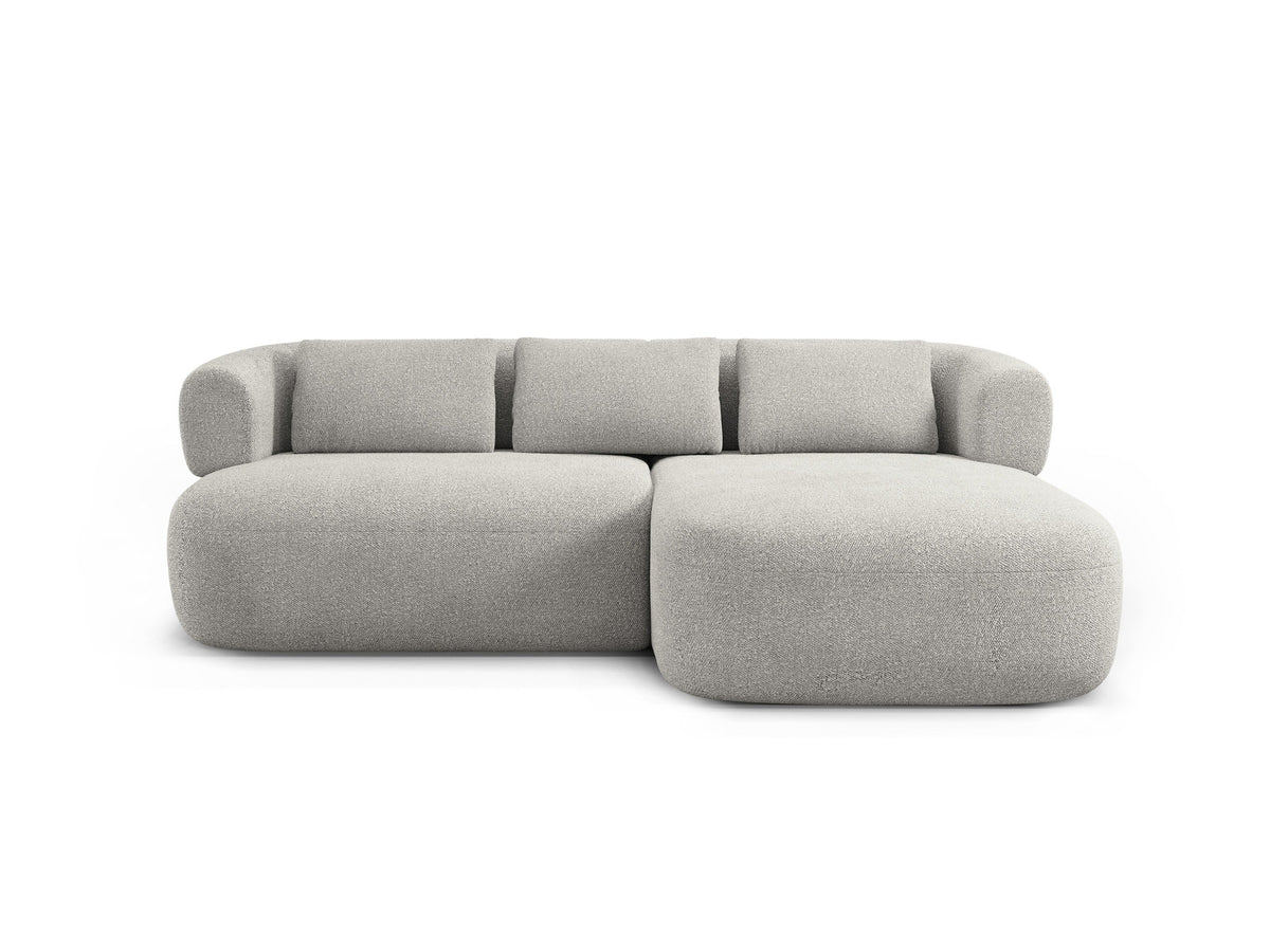 Jenny Ecksofa rechts 5 Sitzer in Light Grey-Now or Never präsentiert im Onlineshop von KAQTU Design AG. L-Sofa rechts ist von Micadoni