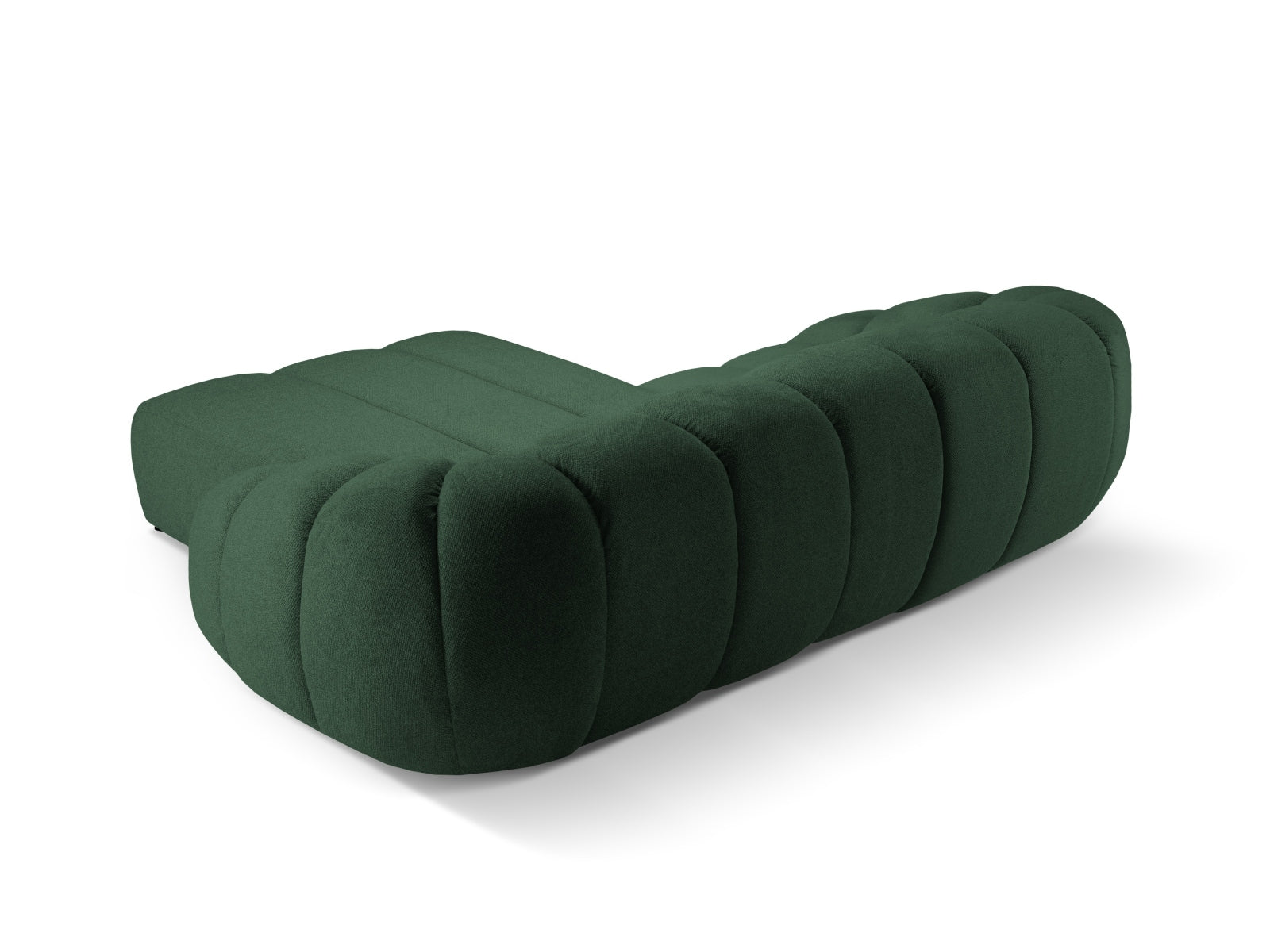 Elegantes 3-Sitzer Ecksofa Diana in frischem Grün, ideal für moderne Wohnräume und entspannte Stunden von Micadoni.