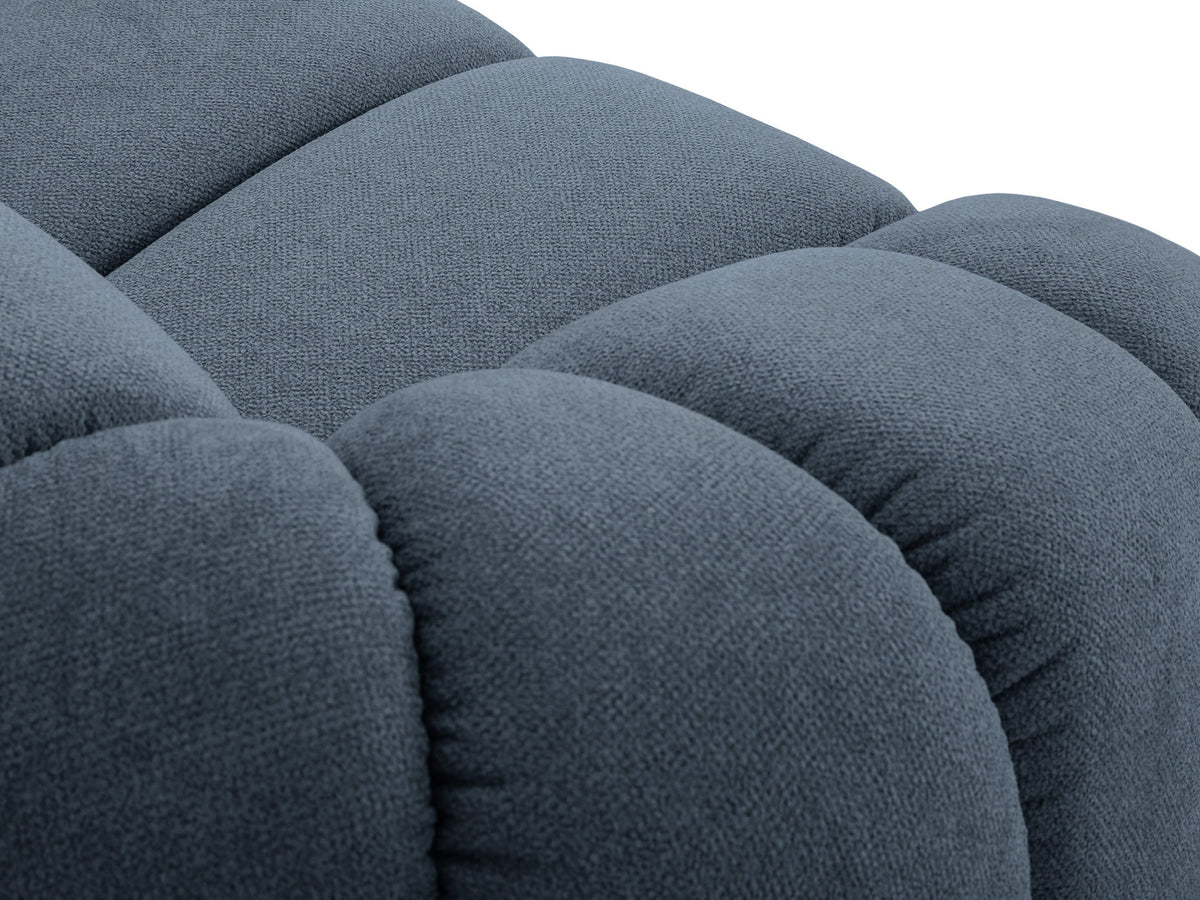 Diana Ecksofa rechts 3 Sitzer in Blue Jeans-Bubble präsentiert im Onlineshop von KAQTU Design AG. L-Sofa rechts ist von Micadoni