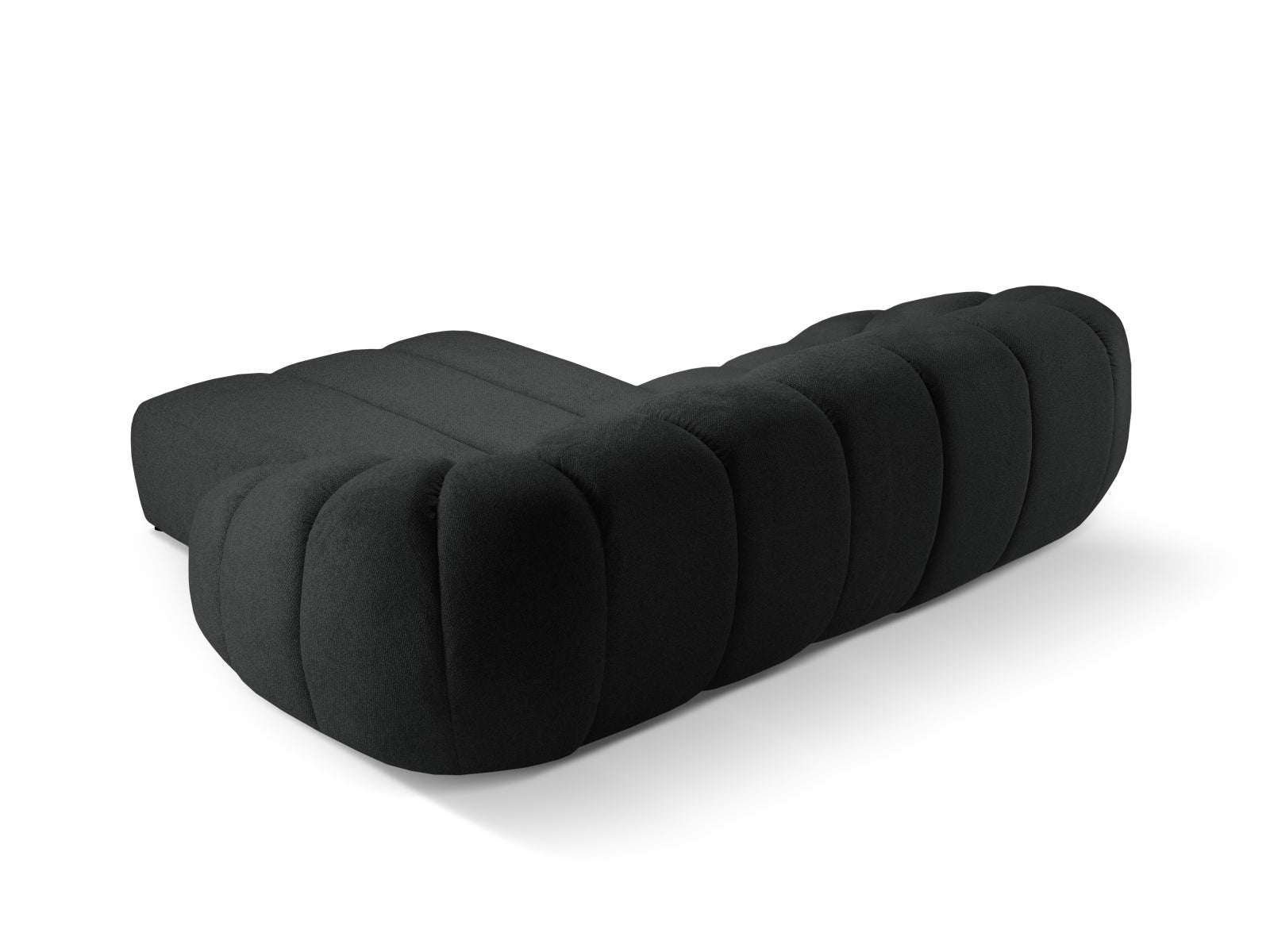 Elegantes 3-Sitzer Ecksofa Diana in Anthrazit von Micadoni, perfekt für stilvolle Wohnräume und entspannte Stunden.