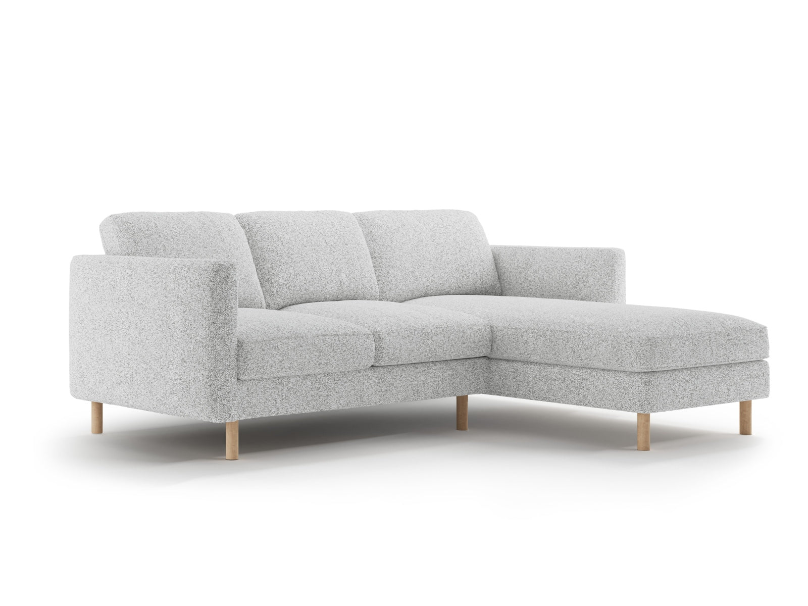 Erleben Sie das Eden Ecksofa rechts von Micadoni: Stilvolles Velours, modernes Design und optimaler Komfort für Ihr Zuhause.