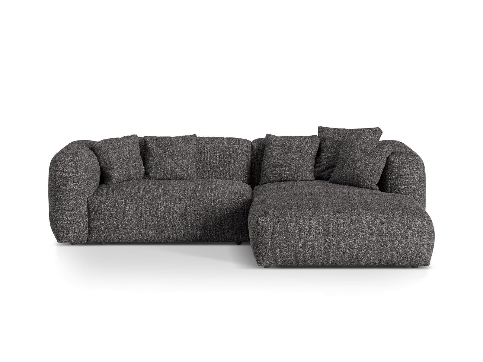 2-Sitzer Modular Rechter Ecksofa XL Martina in Anthracite-Monet präsentiert im Onlineshop von KAQTU Design AG. Ecksofa rechts ist von Micadoni