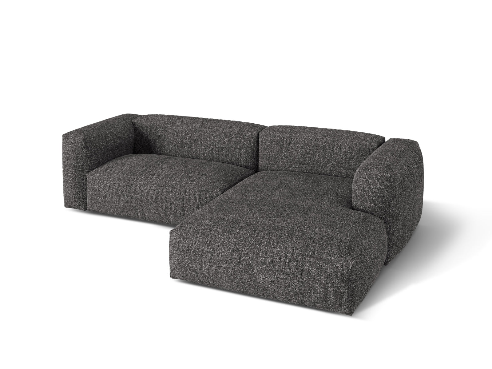 2-Sitzer Modular Rechter Ecksofa XL Martina in Anthracite-Monet präsentiert im Onlineshop von KAQTU Design AG. Ecksofa rechts ist von Micadoni