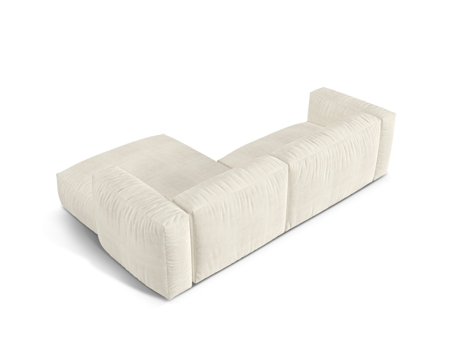 2-Sitzer Modular Rechter Ecksofa XL Martina in Ivory-Monet präsentiert im Onlineshop von KAQTU Design AG. Ecksofa rechts ist von Micadoni